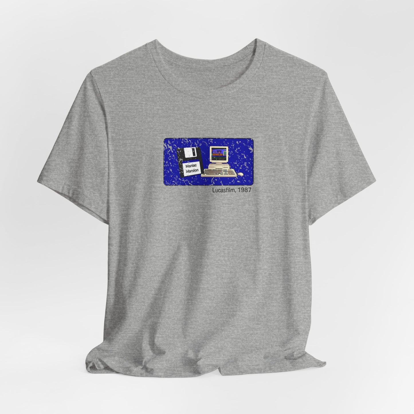 Maniac Mansion - Camiseta gris