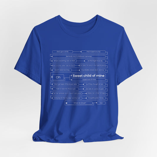 Sweet child of mine - Camiseta azul