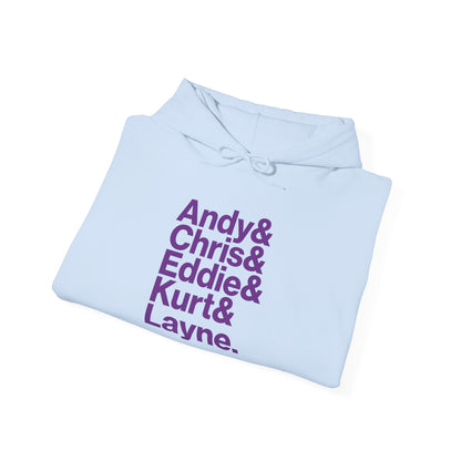 Andy, Chris, Eddie, Kurt & Layne - Sudadera azul