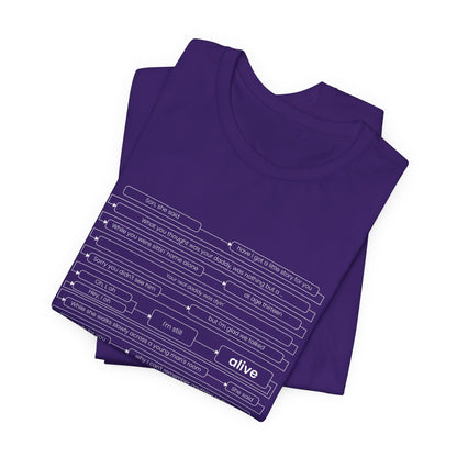 Alive Pearl Jam - Camiseta morada