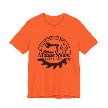 Jigsaw Escape Room - Camiseta naranja