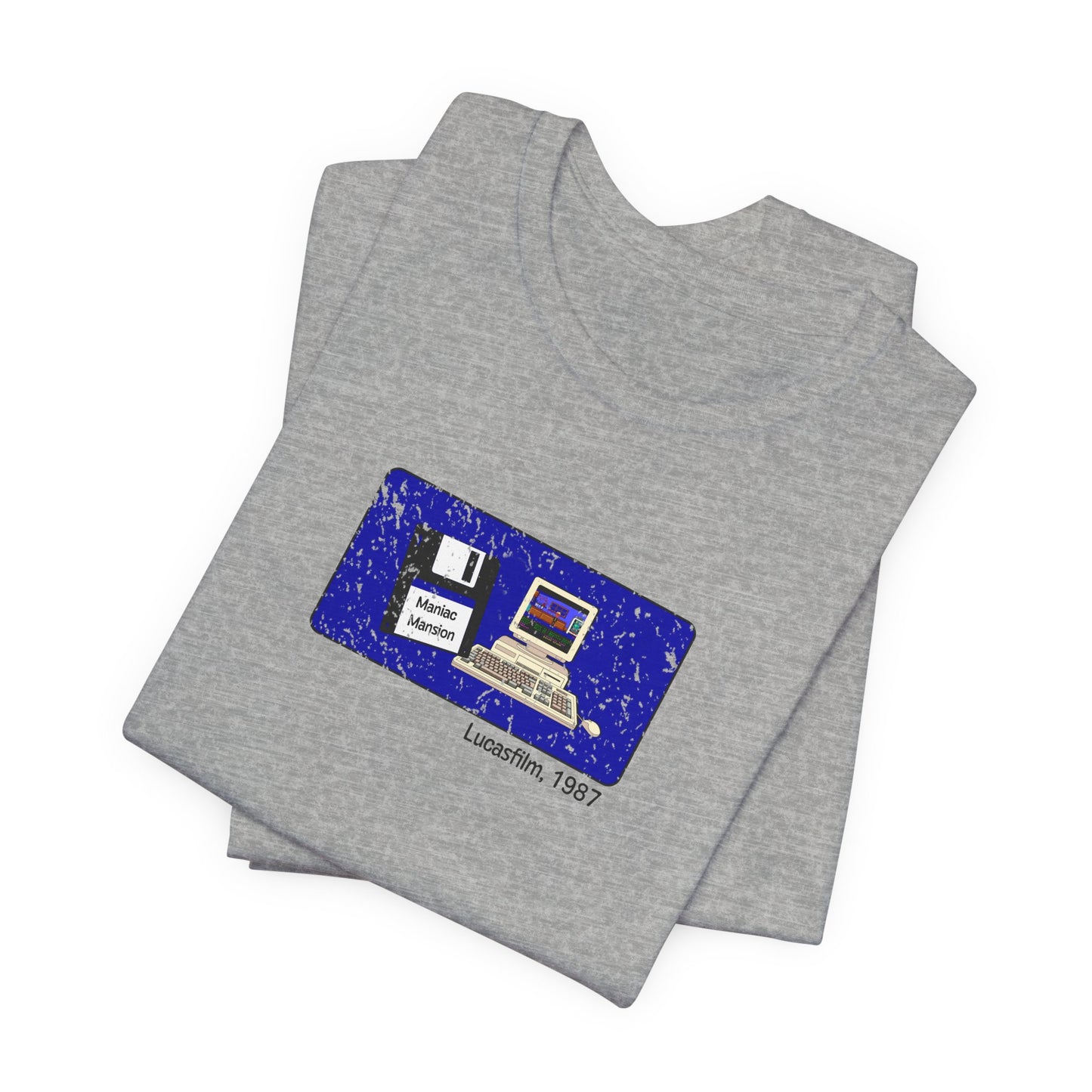 Maniac Mansion - Camiseta gris