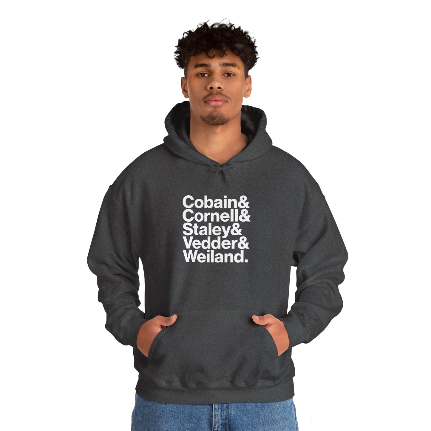 Cobain, Cornell, Staley, Vedder, Weiland - Sudadera azul