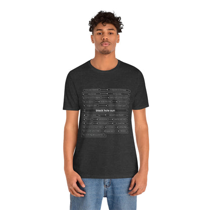 Black hole sun Soundgarden - Camiseta gris