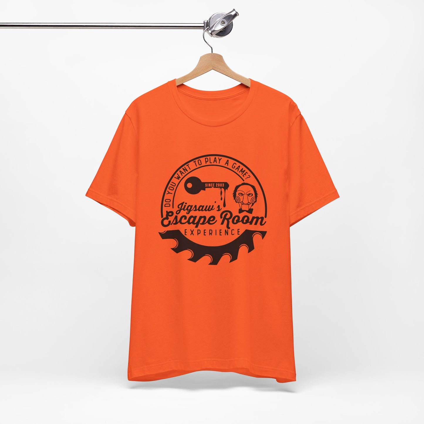 Jigsaw Escape Room - Camiseta naranja