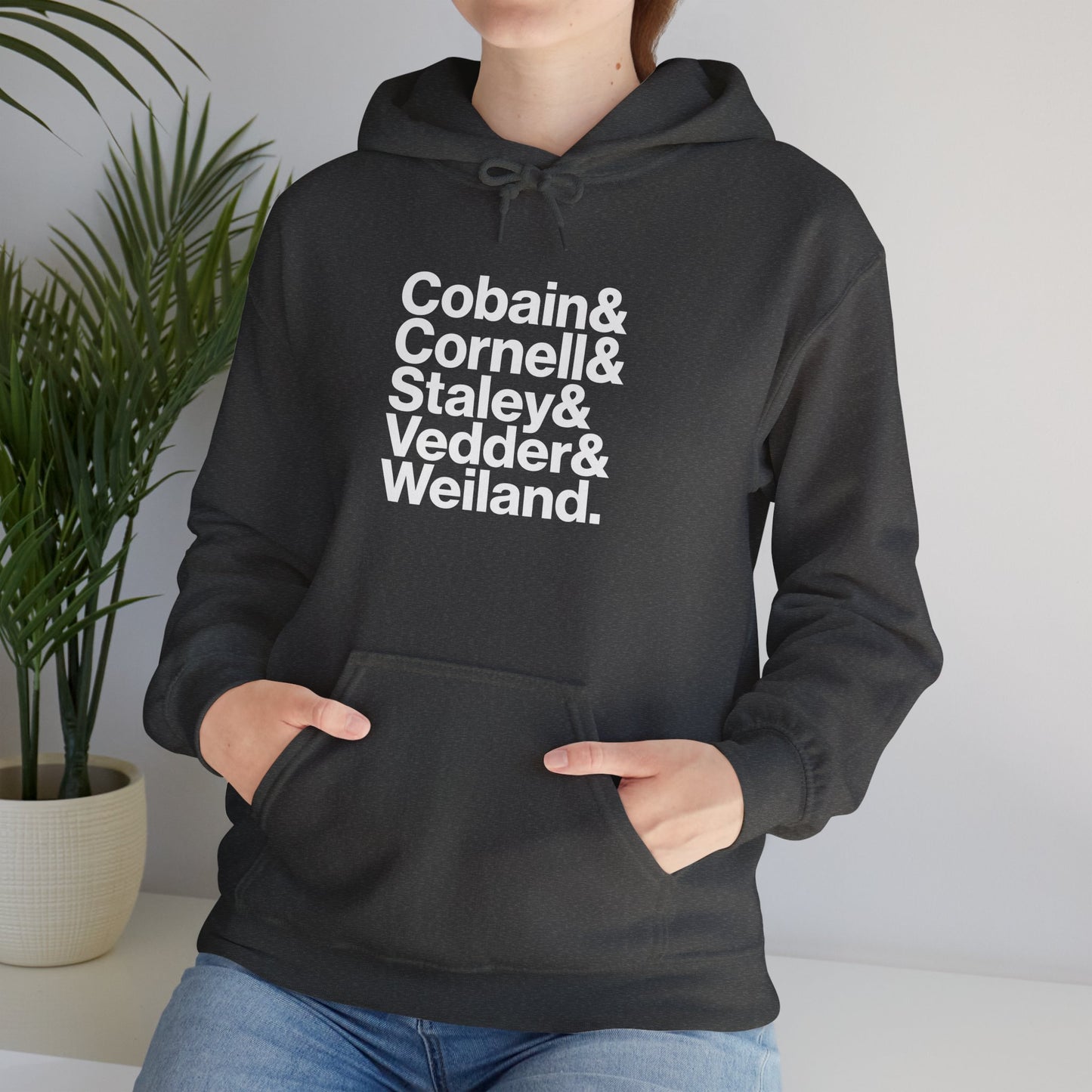 Cobain, Cornell, Staley, Vedder, Weiland - Sudadera azul