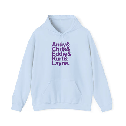 Andy, Chris, Eddie, Kurt & Layne - Sudadera azul