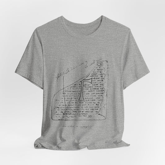 Tabla del Grial - Camiseta gris