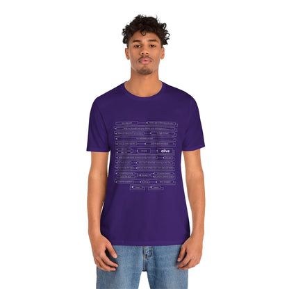 Alive Pearl Jam - Camiseta morada